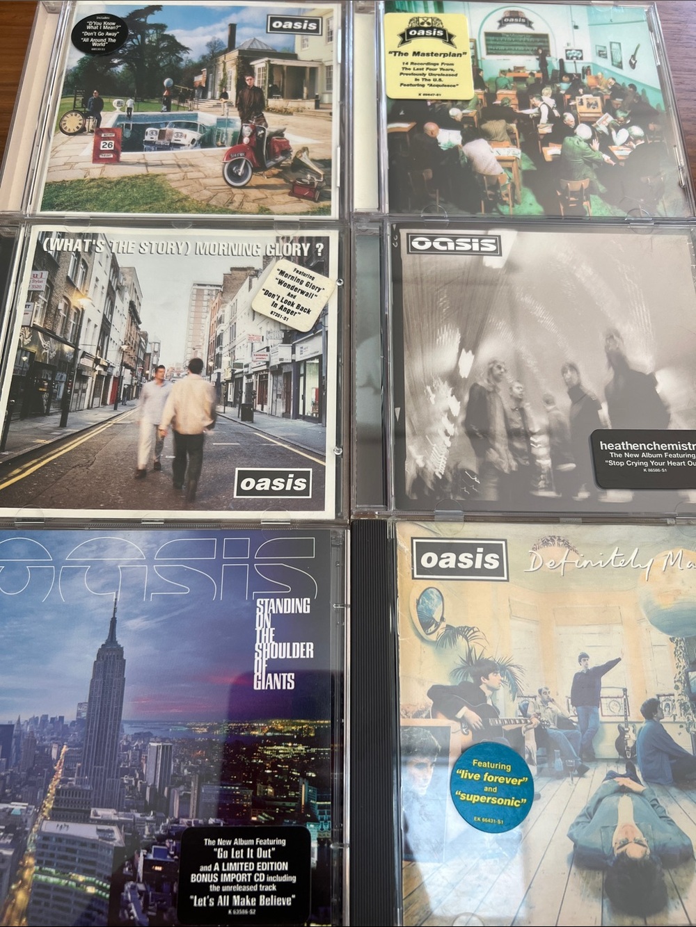 🟣 BOGO! Oasis - 6 CD Set